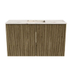 Mondiaz JOYA-DLUX Meuble de salle de bains 70cm - couleur Dusk - Vasque FAYE position Milieu 1 trou de robinet couleur Nata. SW1425895