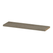 INK 35d étagère murale - 120x35x3.5cm - bord avant chanfreiné - pour niche - MFC chêne grège SW493823
