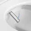Duravit SensoWash D-Neo WC-douche compact sans bride à évacuation profonde 37.8x57.7cm avec abattant blanc SW962033