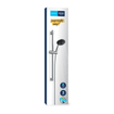 GROHE Vitalio Start 110 Ensemble barre de douche - 60cm - douchette ronde - 3 types de jets - flexible de douche lisse - chromé SW1028260
