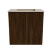 Mondiaz JOYA-DLUX Meuble de toilette 40cm - couleur Walnut - Vasque FAYE position Milieu Sans trou de robinet couleur Arena SW1424306