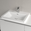 Villeroy & Boch Subway 3.0 Lavabo - 600 x 470 x 165 stone white mat (blanc) CeramicPlus - avec trop-plein - bord meulé SW701569