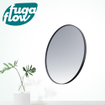 FugaFlow Eccelente Arredo Miroir rond 100cm cadre Noir mat SW1123345