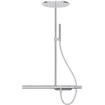 AXOR 800 Showerpipe 1jet avec robinet de douche thermostatique 2 fonctions avec douchette à main barre 2jet chromé SW157225