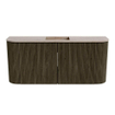 Mondiaz JOYA-DLUX 93.2cm toiletmeubel - ronding links en rechts kleur Shadow - Wastafel FAYE positie Midden 1 kraangat kleur Saba. SW1425159