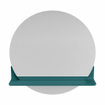 Miroir de salle de bain Mondiaz SPOT - rond 60cm - plan de miroir - couleur Smag SW1235671