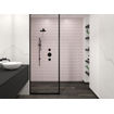 La Mosaic Factory Paris carreau mosaïque - 25,5x31,5cm - carrelage mural - Hexagone/Hexagone - Porcelaine Rose Brillant SW471151