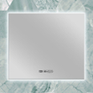 Eurom Sani 400 Mirror Infraroodpaneel met spiegel - 80x70cm - LED verlichting - WiFi - 400 watt - mat wit SW1225233