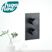 FugaFlow Eccelente Sobrado Badkamer Thermostatische Inbouwkraan - inbouwdeel - Gun Metal PVD - Black Friday - SW1123319