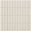 The Mosaic Factory London Carrelage mosaïque rectangulaire 7.3x2.3x0.6cm pour le sol pour l'intérieur et l'extérieur céramique blanc SW382560
