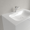 Villeroy & Boch Finion Lavabo pour meuble 80x50cm avec 1 trou pour robinetterie ceramic+ sans trop-plein blanc SW106520