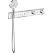 Hansgrohe RainSelect afbouwdeel voor inbouw douchekraan thermostatisch voor 4 functies 59.8x9cm chroom SW157090