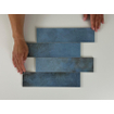 Terravito Parnaso wandtegel - 7.5x30cm - 8.6mm - Blauw SW878876