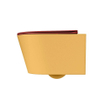 MONDIAZ LAVIE WC suspendu - 36x53cm - sans bride - Fire (rouge) - softclose - quick-release - abattant WC - Ocher (jaune) SW1208620