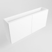 Mondiaz FOWY Meuble sous lave-mains - 110x22x50cm - 2 portes - push to open - softclose - Talc SW1016940