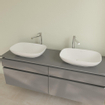 Villeroy & Boch Loop & friends lavabo à poser - 56x38cm - rectang h/s C+ stone white SW644124