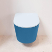 MONDIAZ LAVIE WC suspendu - 36x53cm - sans bride - clay (bleu) - softclose - quick-release - abattant WC - Jeans (bleu) SW1208588