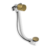 Xenz Serviceartikel Luxe vidage/combinaison de remplissage de baignoire allongée laiton or brossé SW714313