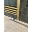Crosswater MPRO Elektrische handdoekradiator 50x140cm 600 Watt messing geborsteld (goud) SW670266