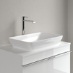 Villeroy & Boch Venticello lavabo semi-encastré à poser - sans trou de robinetterie 55x36cm - avec trop-plein ceramic + blanc 1025159