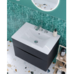 Crosswater Lazo Robinet de lavabo - 3 trous - sur plage - chrome SW928258