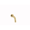 Plieger Roma baduitloop wandmontage 1/2x16.8cm geborsteld goud SW444567