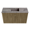 Mondiaz JOYA-DLUX 70cm toiletmeubel - kleur Dusk - Wastafel FAYE positie Midden Zonder kraangat kleur Sombra. SW1426133