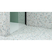 Terravito Hovano carreau mural et de sol - 60x60cm - 10mm - Carré - rectifié - Terrazzo - Blanc mat SW728272