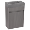 Differnz Hura Lave-mains - 40x22x9cm - béton - gris SW1236901