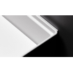 Clou New Flush fontein 38x18cm zonder kranenbank met afvoerplaat aluite Wit mat SW106247