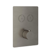 Hotbath Cobber kit de garniture thermostat caché avec 2 boutons poussoirs nickel brossé SW229972