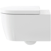 Duravit ME by Starck WC suspendu à chasse profonde 37x57cm avec fixation dissimulée blanc mat SW297061