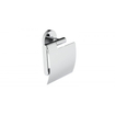 Wiesbaden Alonzo toiletrolhouder met klep chroom SW798000