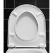 Duravit Starck 3 WC-zitting - 37x43.1x4.3cm - softclose & quickrelease - Kunststof - glans wit 0290272