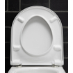 Duravit Starck 3 WC-zitting - 43x45x5cm - Kunststof wit Glanzend 0290518
