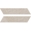 SAMPLE Ceralto Ivarno Stone Vloer- en wandtegel - 12X50cm - 9.5mm - Rechthoek - gerectificeerd - Porcellanato gekleurd Argento Mat SW1220925