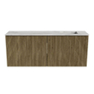 Mondiaz JOYA-DLUX 100cm meuble de salle de bains - couleur Dusk - Vasque FAYE position Droite 1 trou de robinet couleur Glace. SW1423201