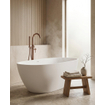 ZEZA Eloise Vrijstaand bad - 170x80cm - acryl - sifon - mat wit SW892588