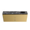 MONDIAZ TURE-DLUX Meuble toilette - 120cm - Oro - EDEN - vasque Lava - position droite - 1 trou de robinet SW1103935