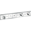 Hansgrohe RainSelect afbouwdeel voor inbouw douchekraan thermostatisch voor 4 functies 59.8x9cm chroom SW157090