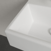 Villeroy & Boch Memento wastafel voor handdoekhouders 50x42cm met overloop met 1 kraangat ceramic+ wit 0100882