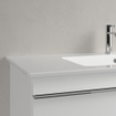 Villeroy & Boch Venticello Lavabo pour meuble avec lavabo droite 100x50cm avec 1 trou pour robinetterie (et 2 trous perçables) avec trop plein ceramic+ blanc 1025133