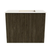 Mondiaz JOYA-DLUX 50cm toiletmeubel - kleur Shadow - Wastafel FAYE positie Rechts 1 kraangat kleur Meli. SW1424867