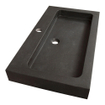 BRAUER Black Spirit lavabo pour meuble 80.8cm 1 lavabo(s) 1 trou(s) pierre naturelle noir SW6637