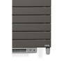Vasco Aster hf-el-bl electr.radiator met blower 500x1205 n27 1750W grey aluminium m307 SW209442