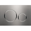 Geberit Sigma20 bedieningsplaat - 2-toets spoeling - ronde knoppen - geborsteld rvs SW53748