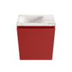 MONDIAZ TURE-DLUX Meuble toilette - 40cm - Fire - EDEN - vasque Frappe - position gauche - 1 trou de robinet SW1102740