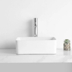 By Goof Waskom - opbouw - 38x13x38cm - Keramiek - Vierkant - Glans Wit SW1177010