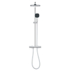 Grohe Vitalio Comfort 250 douchesysteem thermostatisch hoofddouche 1 straalsoort en handd. 2 straalsoorten chroom TWEEDEKANS OUT13616