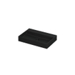 INK United lavabo - 70x45x11cm - 1 cuve - 0 trous de robinet - porcelaine noir mat SW280515